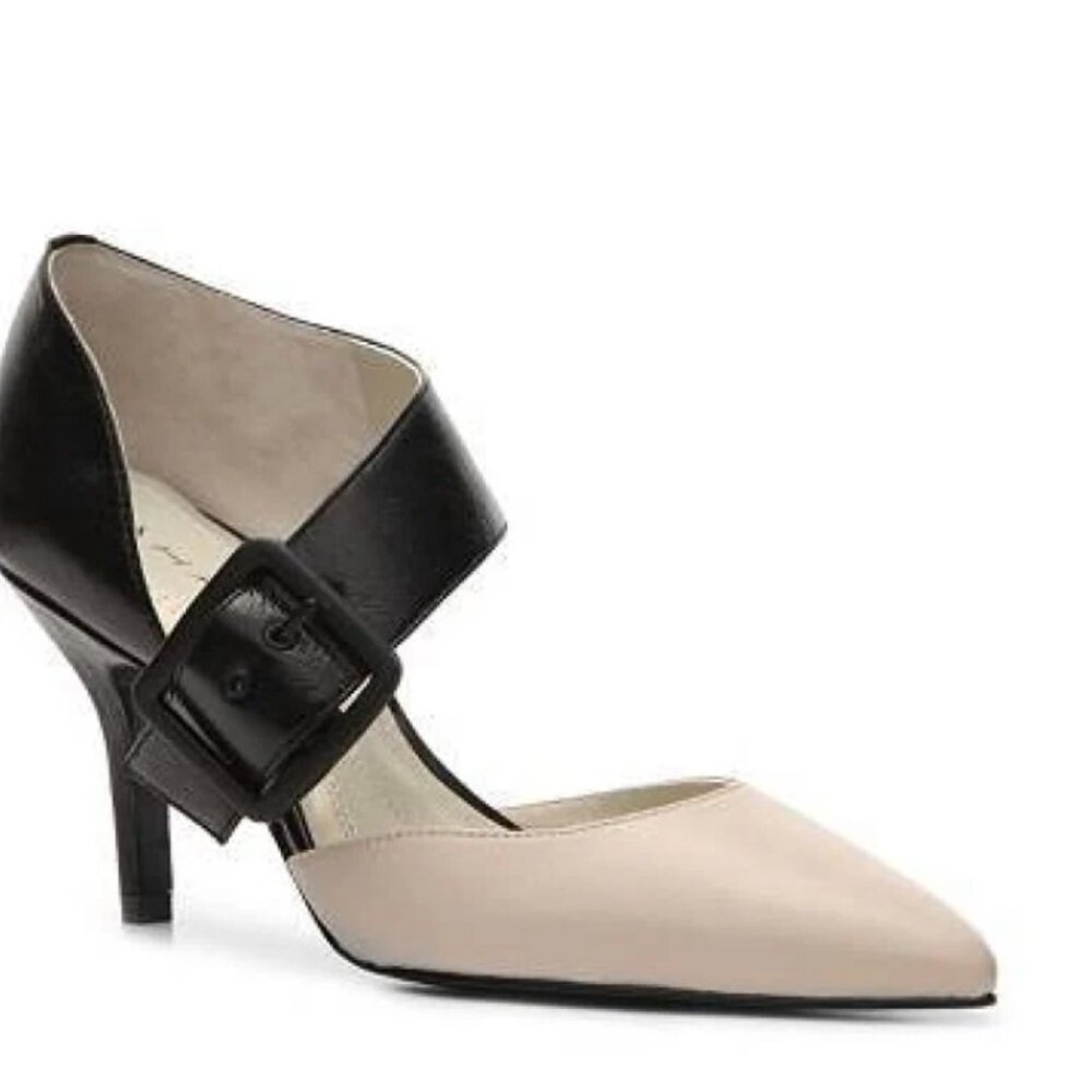 Tahari Camelot Dune Black Pumps 8-1/2 M
